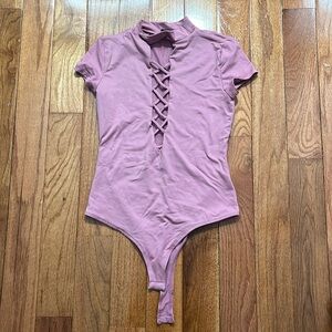 Body suit short sleeve